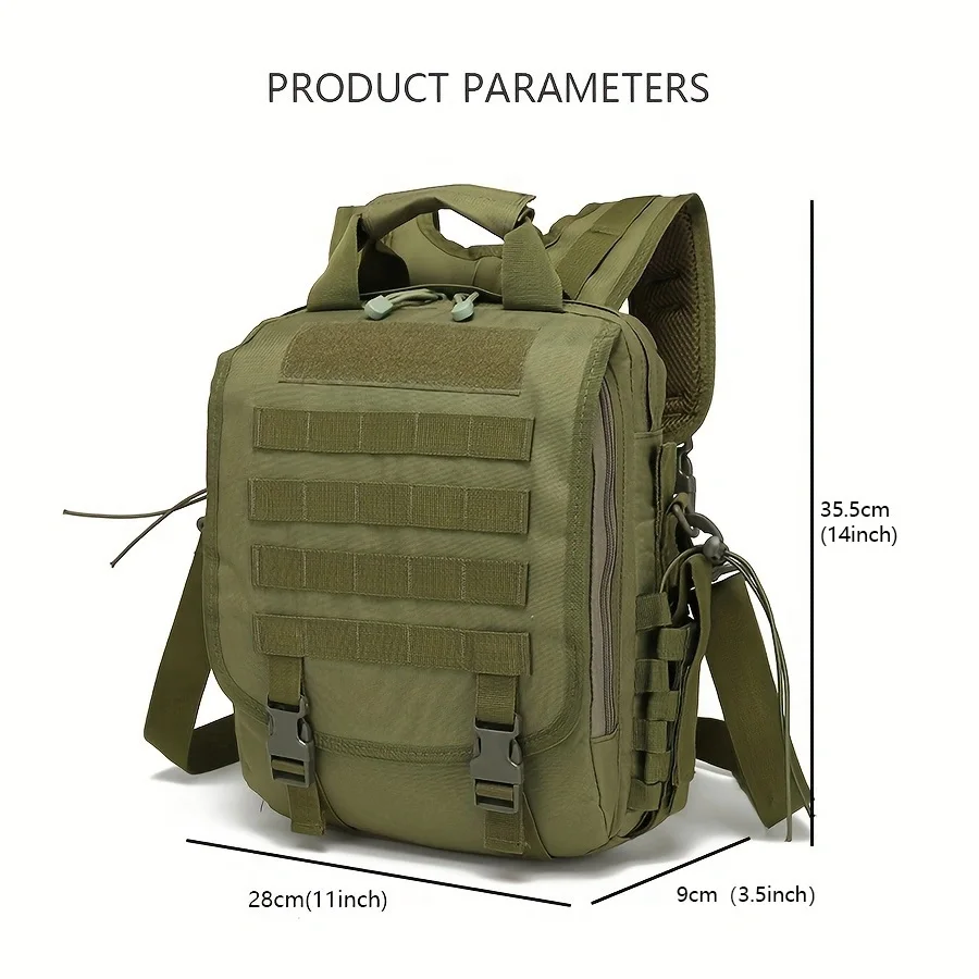 Mochila táctica camuflaje frontal