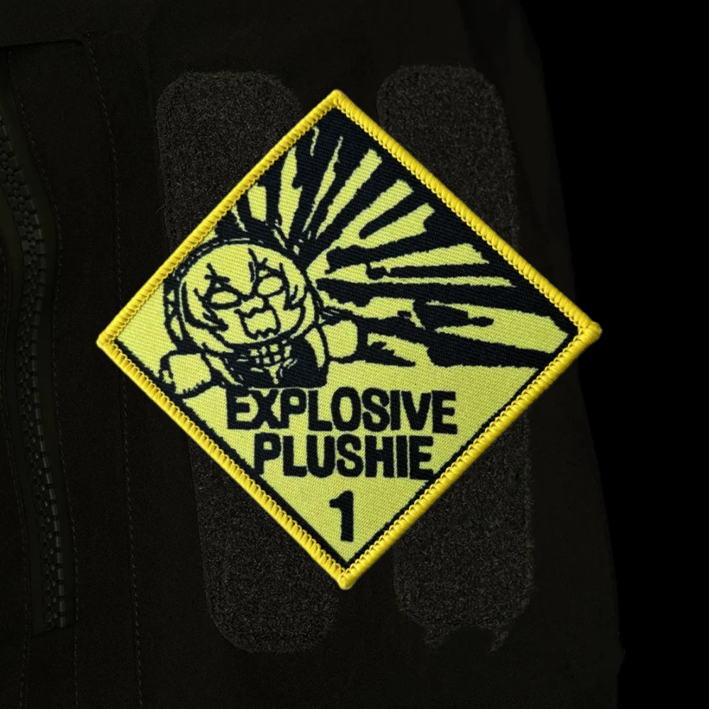Parche tecido perro militar – Brazalete chino para mochila infantil - imagen 4