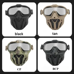 Máscara Airsoft con gafas desmontables y sistema antiniebla