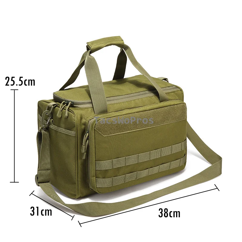 Bolsa táctica MOLLE para pistola con bandolera tipo sniper - imagen 3
