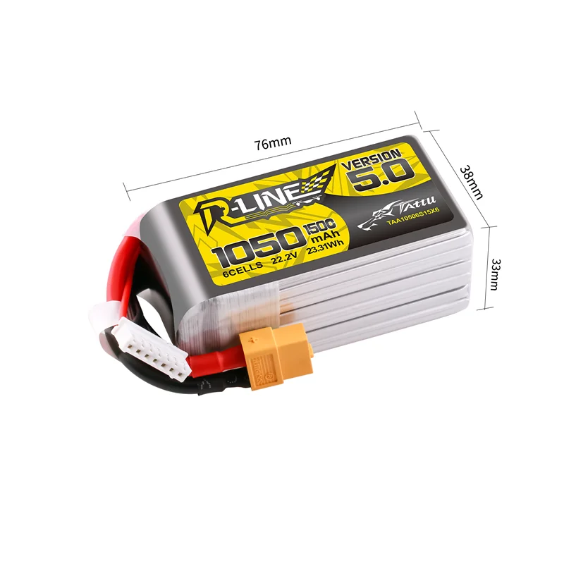 Tattu batería LiPo para FPV quadcopter RC, alta descarga - imagen 2