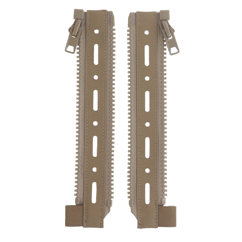 Adaptador cremallera panel trasero portaplacas modular MOLLE airsoft - imagen 3