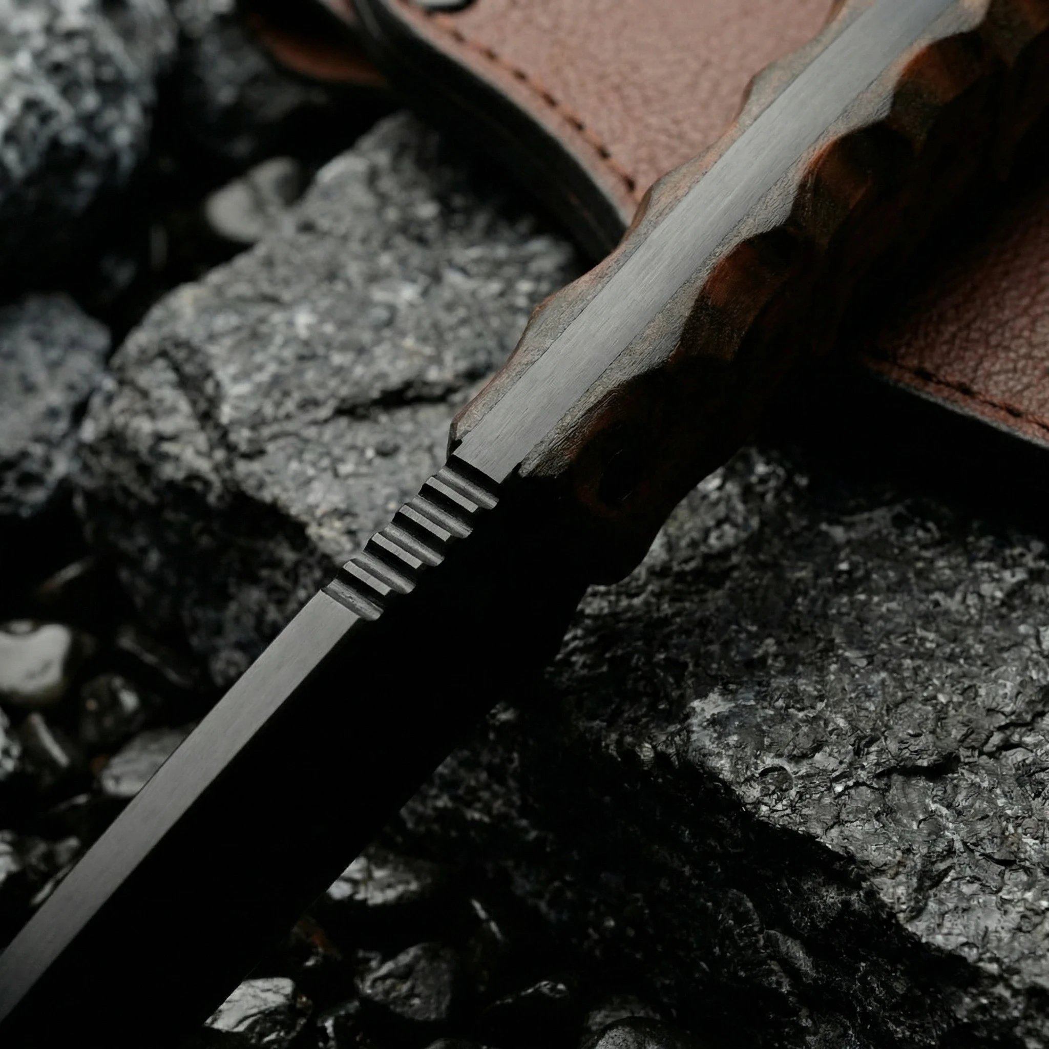 Cuchillo táctico de supervivencia fijo compacto para exteriores - imagen 5