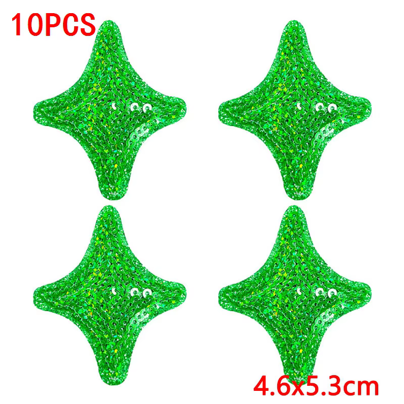 Parche bordado estrellas con lentejuelas – para coser o planchar - imagen 4