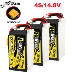 Batería LiPo TATTU R-LINE 4S 2000mAh 120C XT60 para Dron FPV