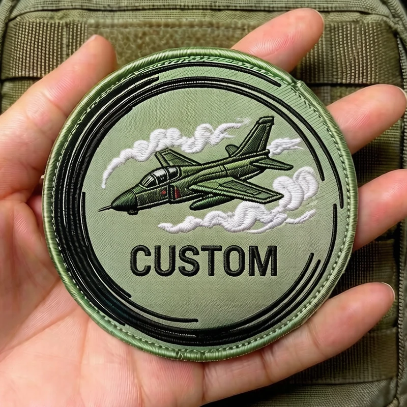 Parche bordado personalizado con logotipo – termoadhesivo y velcro - imagen 4
