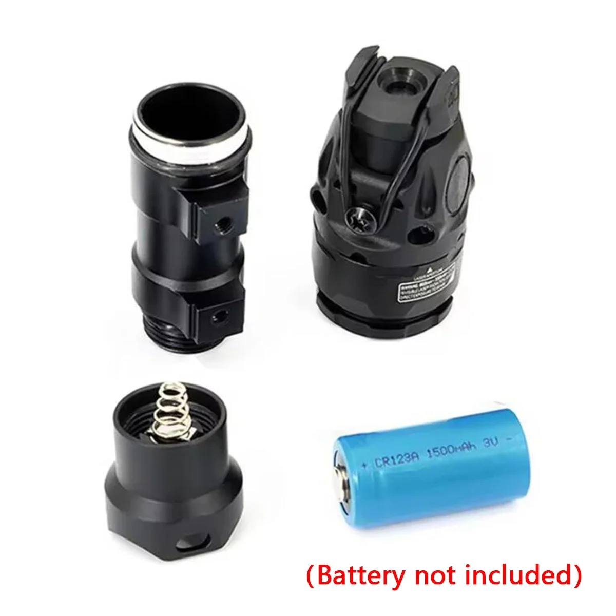 Linterna táctica IR/LED KIJI K10 850nm aluminio CNC para caza y exploración - imagen 4