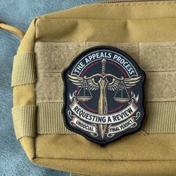 Parche táctico gancho y bucle para brazalete, insignia moral