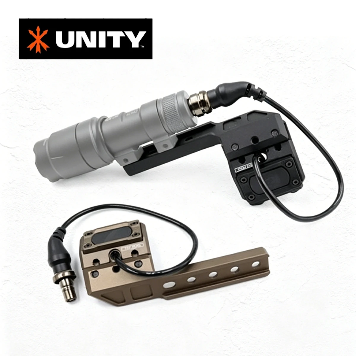 UNITY montaje offset para linterna táctica Picatinny Surefire M600 - imagen 3
