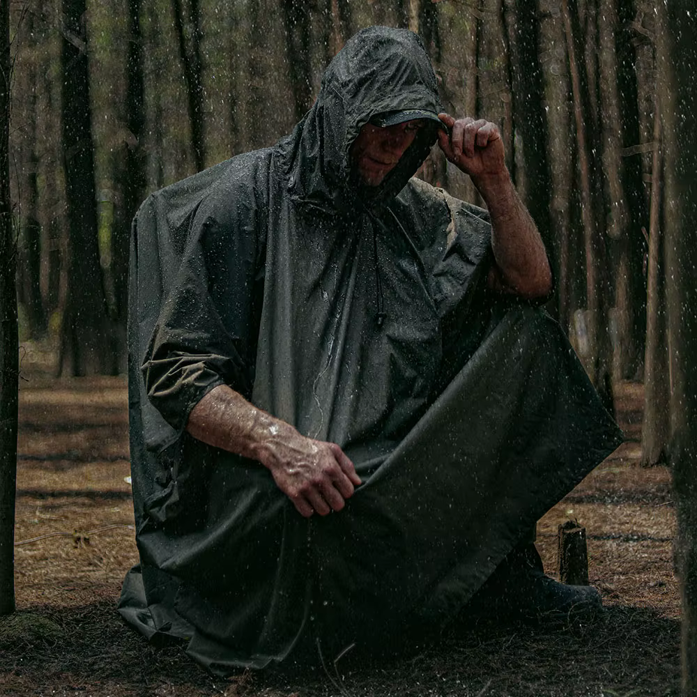 Emersongear BlueLabel Poncho táctico impermeable ligero Wind Rider - imagen 5
