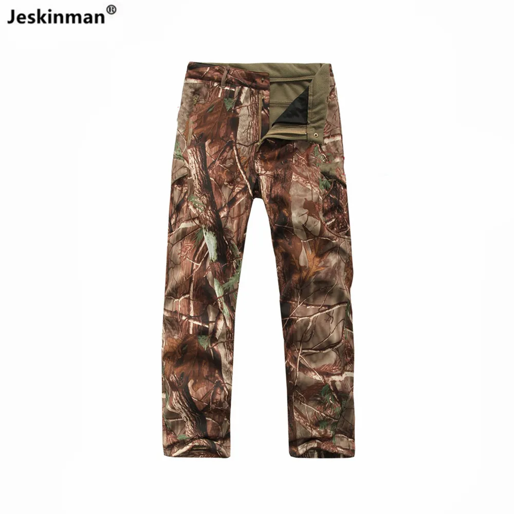 Pantalón soft shell Tree Bionic impermeable forro polar caza senderismo - imagen 2