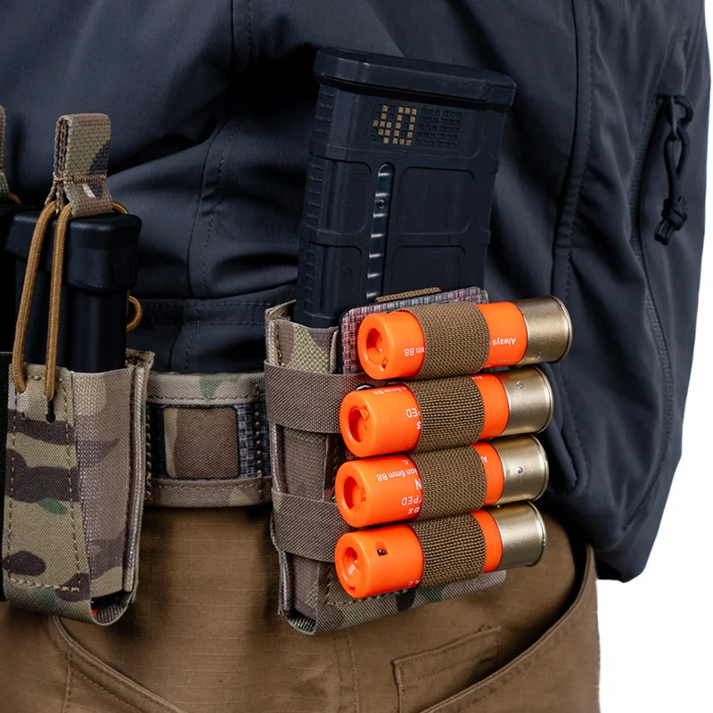 Porta-cargador Molle elástico con fijación de cuerda y cartuchos - imagen 3