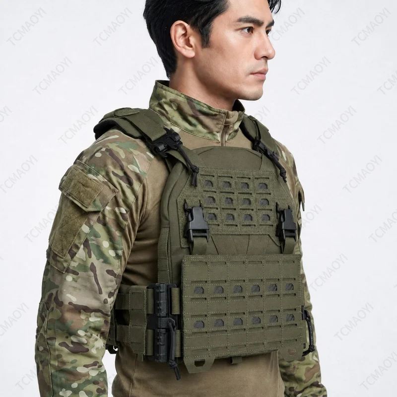 Y DONG Chaleco táctico ligero de liberación rápida - imagen 3