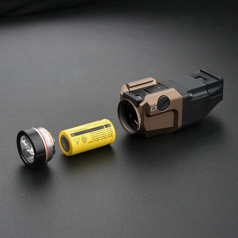 WADSN Linterna táctica LED blanco riel Picatinny para airsoft - imagen 5