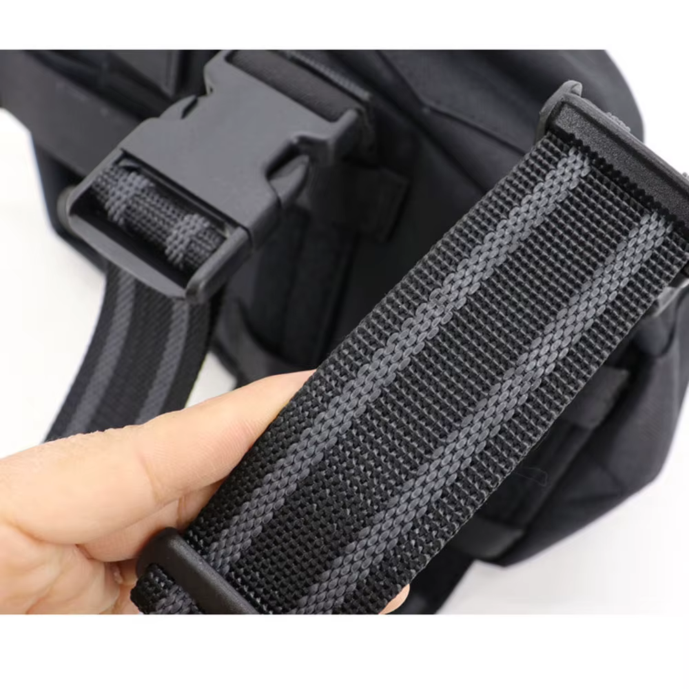 Bolsa táctica máscara de gas MOLLE para accesorios y piernas