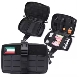 Bolsa táctica MOLLE médica EDC para primeros auxilios y cintura