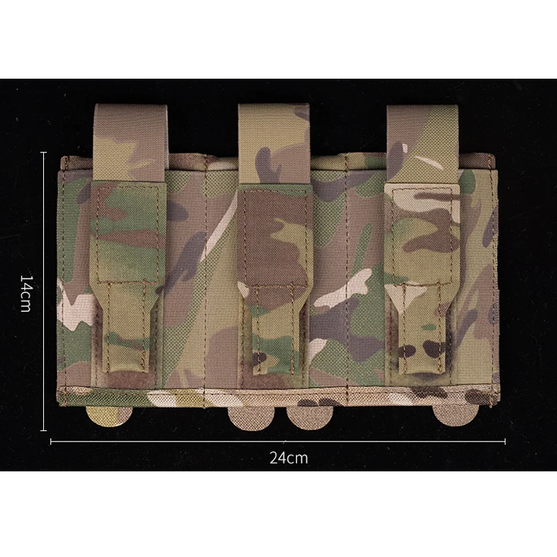 Portacargador Táctico Triple 5.56/7.62 MOLLE Rápido para Chaleco - imagen 2