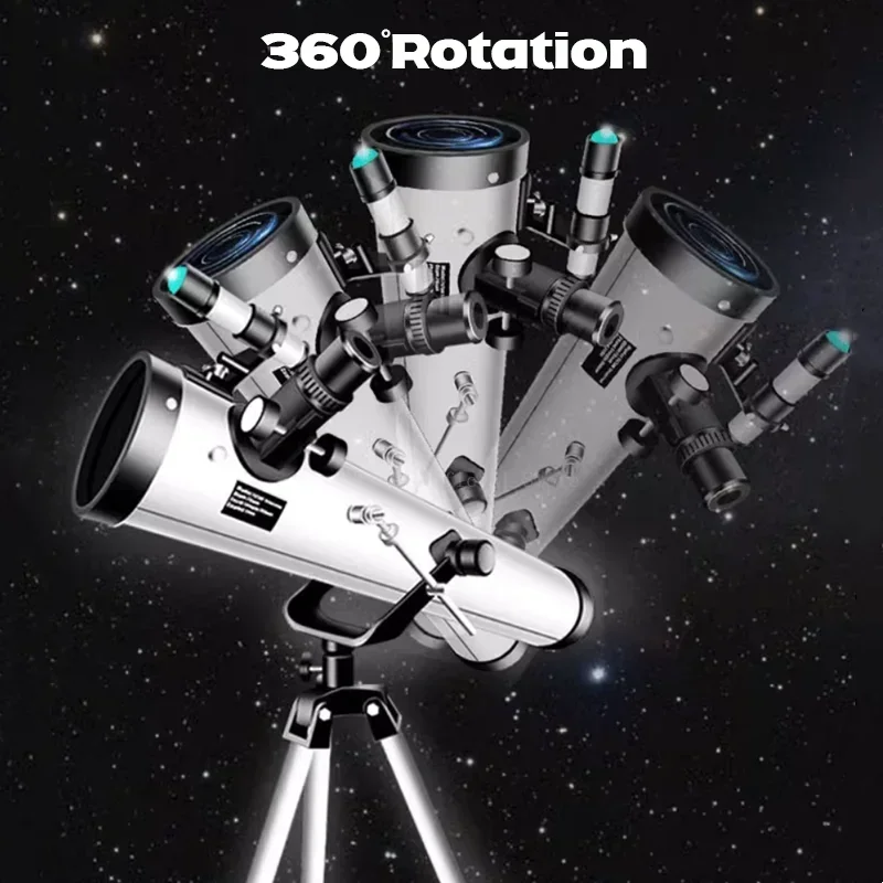 Telescopio astronómico monocular profesional 114 mm gran apertura 875x - imagen 3