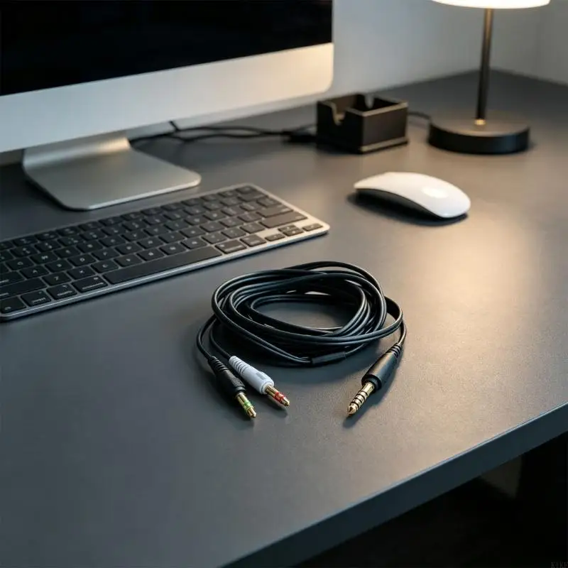 Cable repuesto ATH-GDL3 – 4,4 mm a 3,5 mm, sonido y micrófono - imagen 2
