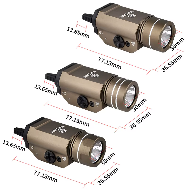 WADSN T-HL linterna táctica de pistola metálica estroboscópica - imagen 3
