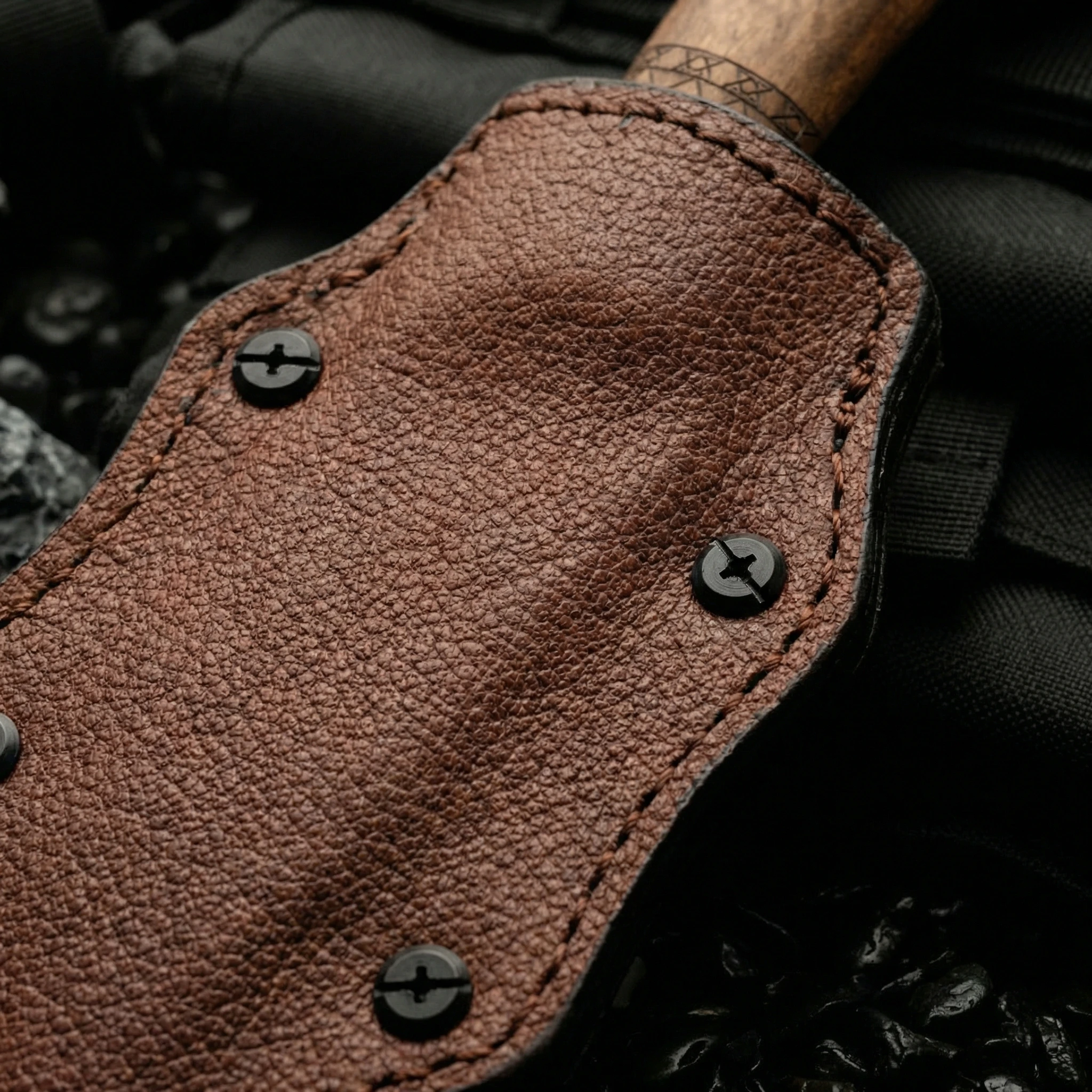 Cuchillo táctico fijo de acero inoxidable para supervivencia - imagen 3