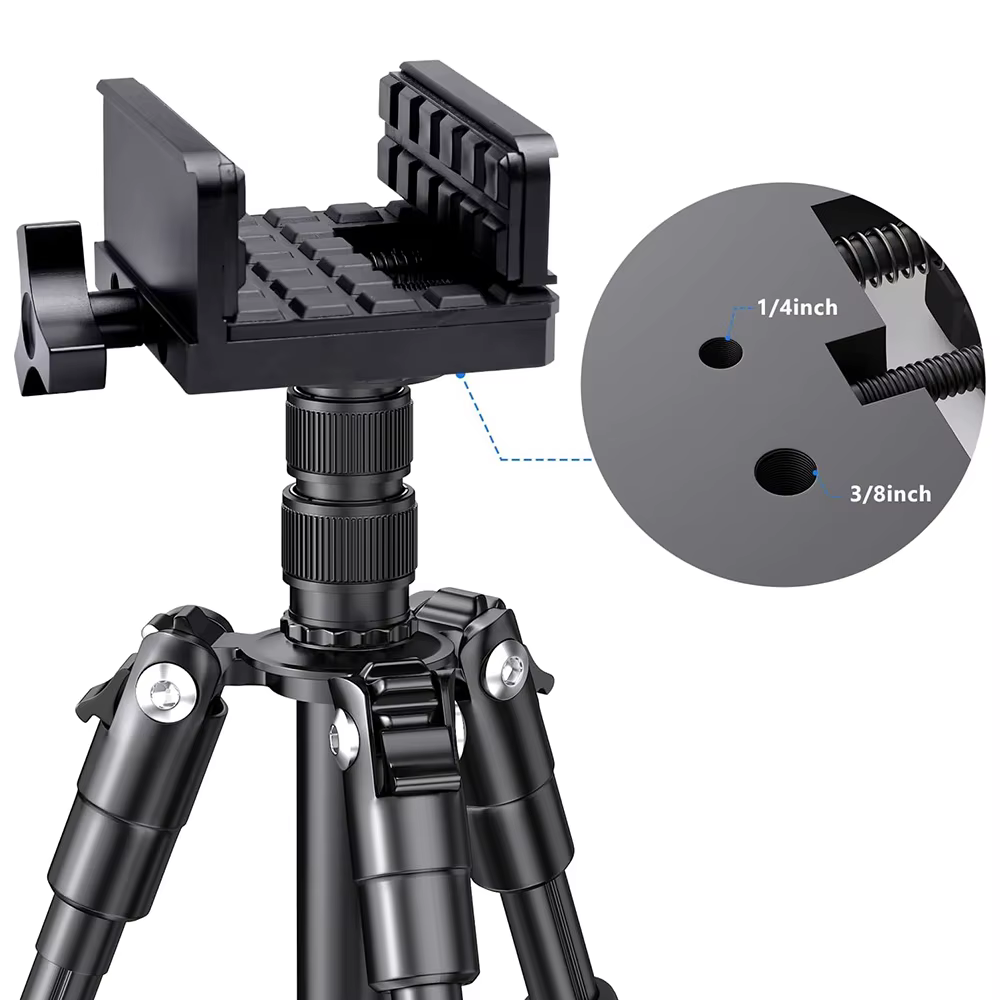 Soporte rifle para trípode de caza con adaptador abrazadera - imagen 5