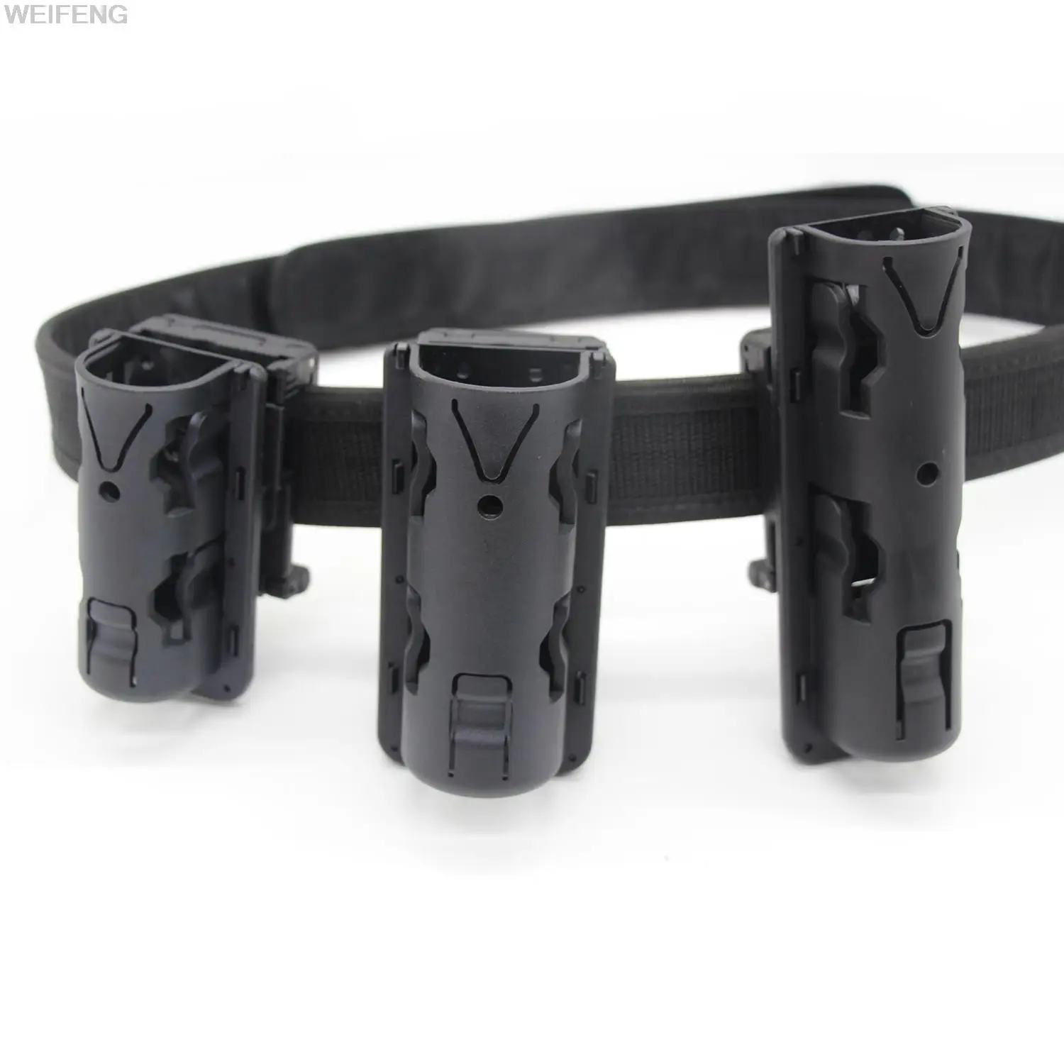 Cinturón táctico Molle con funda para pimienta y linterna – 360° - imagen 4