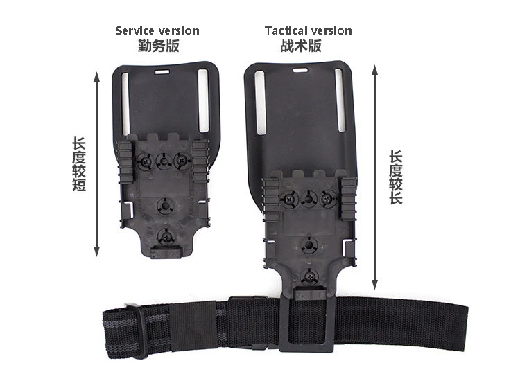 Funda táctica para pierna bajo perfil QL cubrepierna airsoft