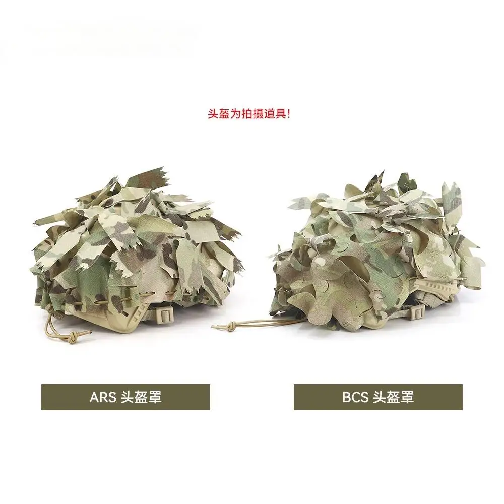 ARS BCS cubrecasco táctico camuflaje Multicam con capucha integrada - imagen 5