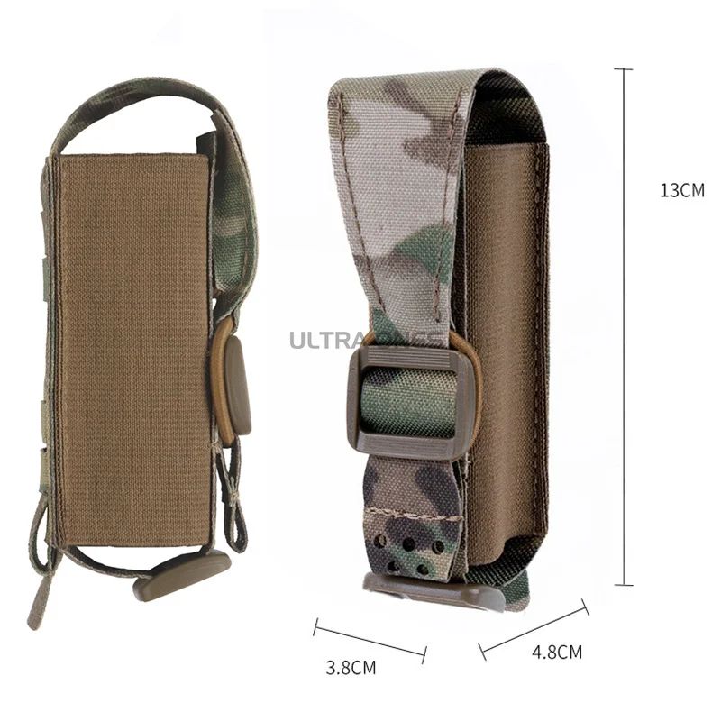 Bolsa táctica MOLLE para granadas de choque con sujeción elástica - imagen 4