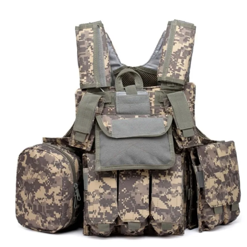 Chaleco táctico combate camuflaje antipuñaladas a prueba de balas - imagen 2