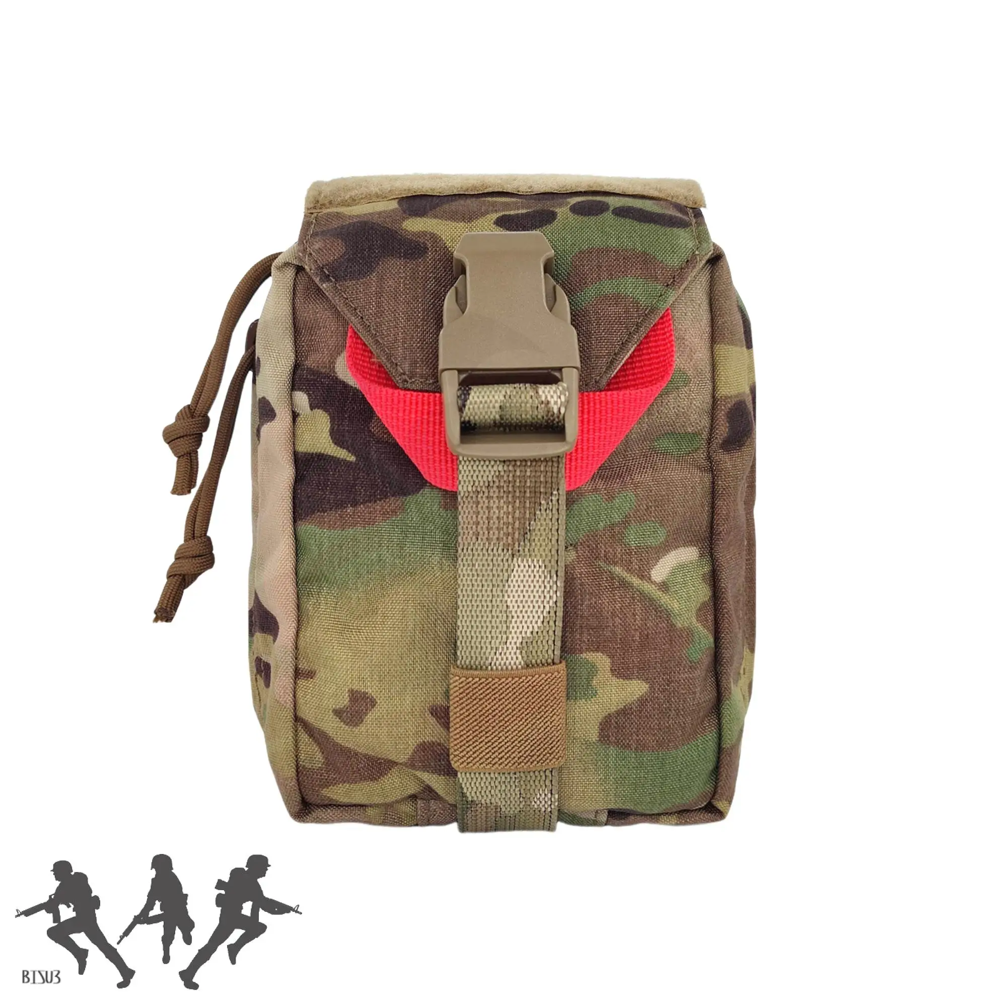 Bolsa médica táctica ATS liberación rápida Multicam – Con tapa