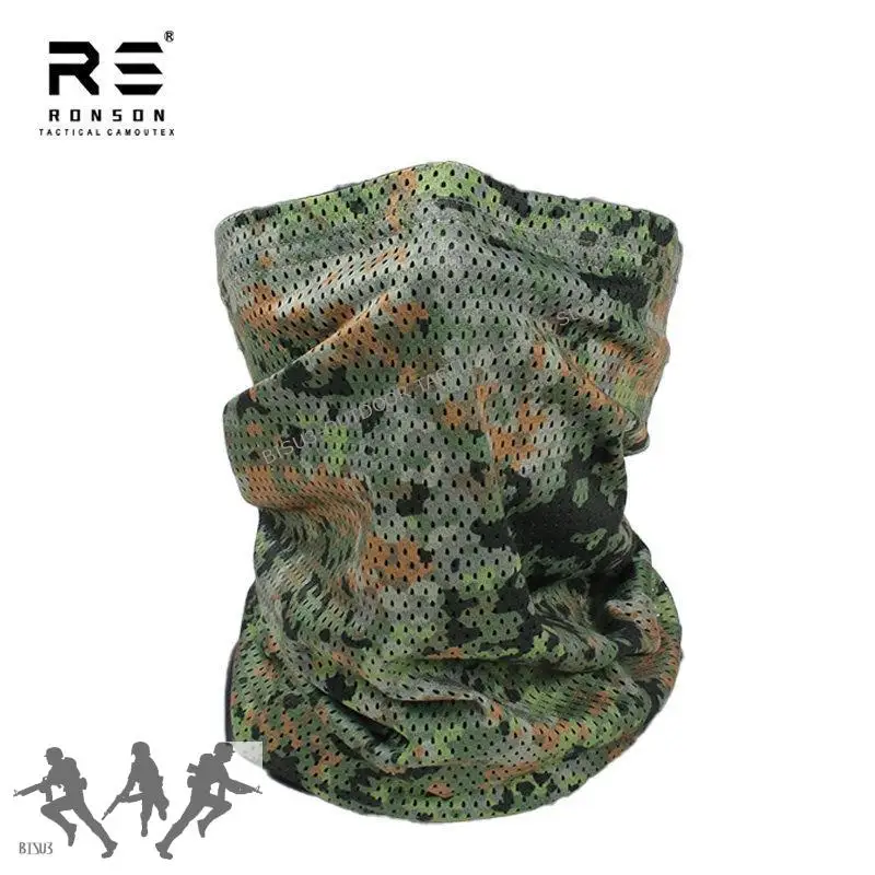 Máscara táctica de camuflaje UV transpirable ligera anti-viento