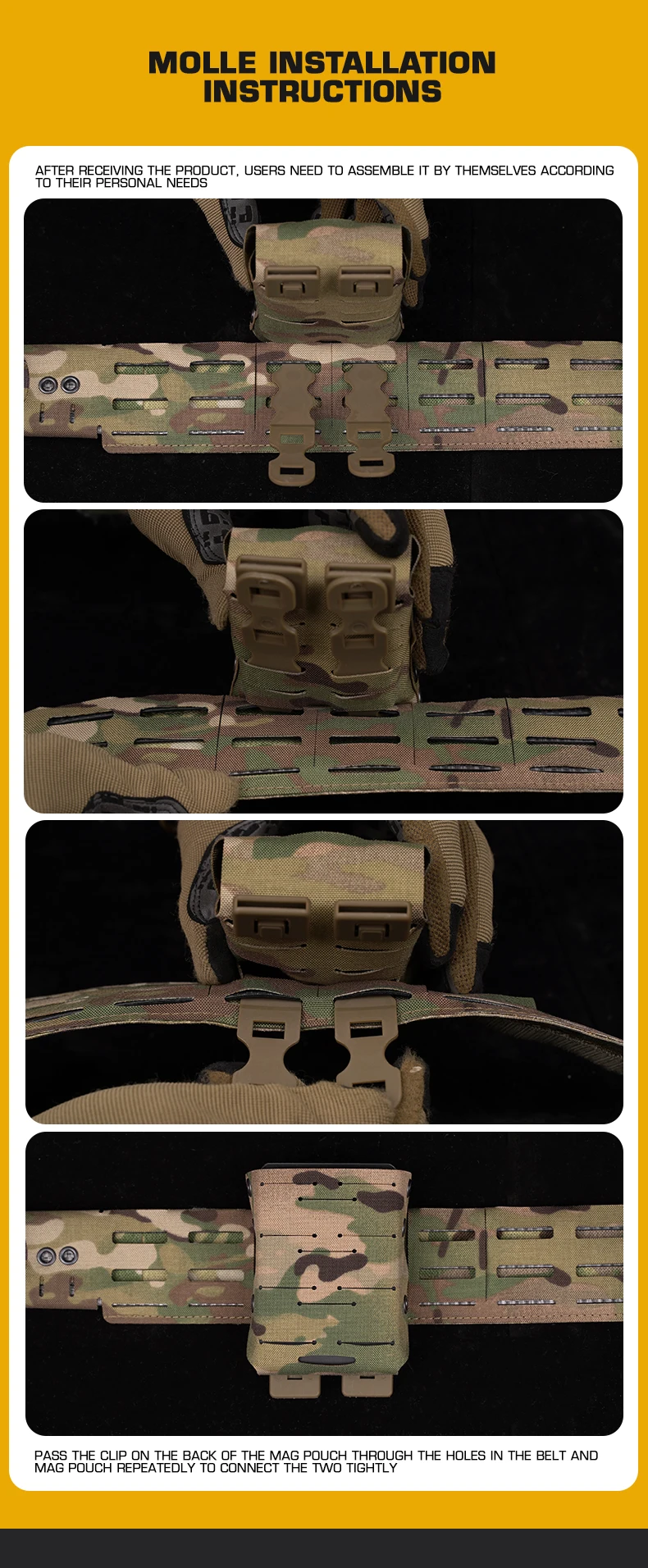 Detalle del tejido Cordura y costuras reforzadas