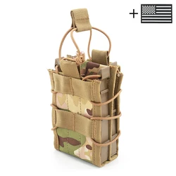 Bolsa táctica MOLLE para herramientas doble compartimento