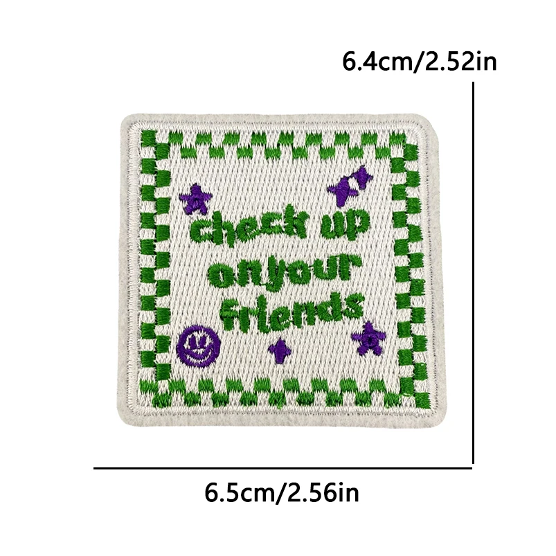 Parche bordado termoadhesivo letras – Personalización DIY ropa - imagen 5