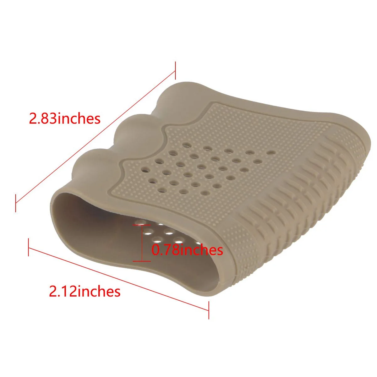 Empuñaduras tácticas antideslizantes para pistola de goma - imagen 3