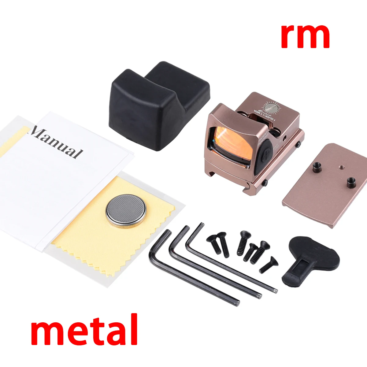 Adaptador RTS doble cara para red dot de aluminio - imagen 5