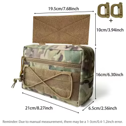 Bolsa táctica camuflado MOLLE – organizador multiusos para chaleco y mochila