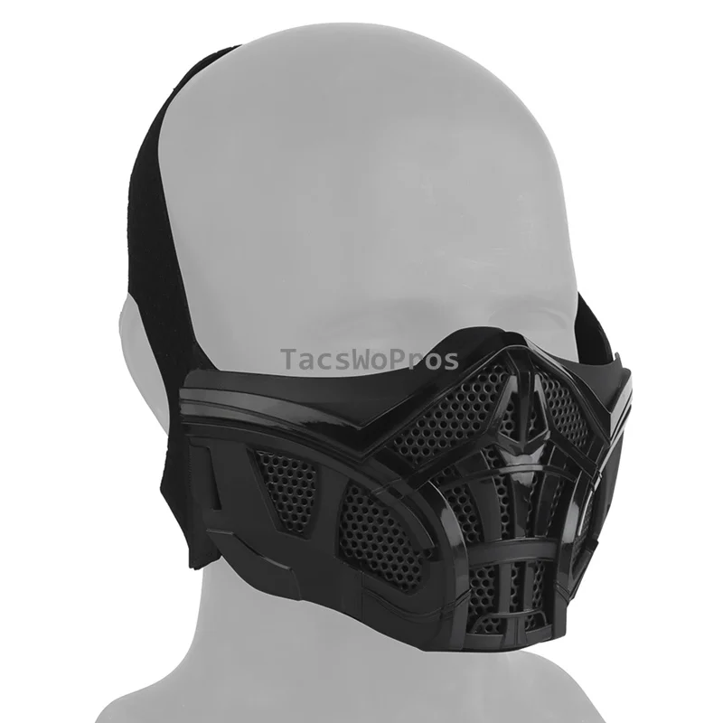 Máscara táctica de malla facial para airsoft y paintball - imagen 3