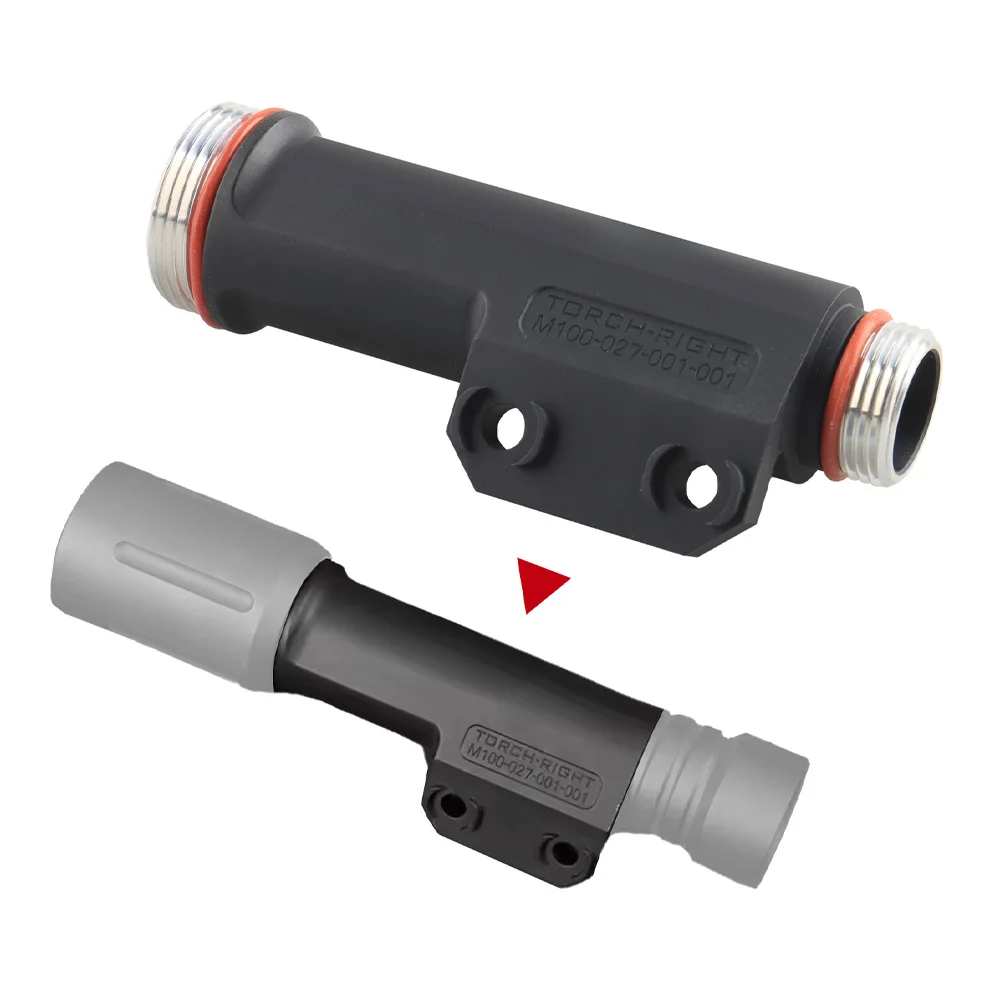 Soporte táctico linterna aluminio M-LOK para rail exterior - imagen 2
