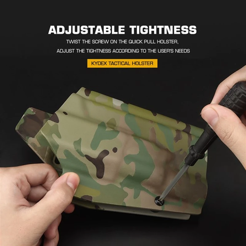 Funda Kydex táctica ligera G-X300 con luz X300 y MOLLE para pistola - imagen 5