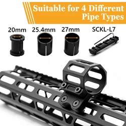 Soporte linterna táctica Kymod&M-K clip para riel Picatinny caza