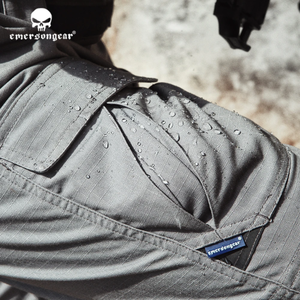 Emerson pantalones tácticos cortos azul – ergonómico senderismo - imagen 2