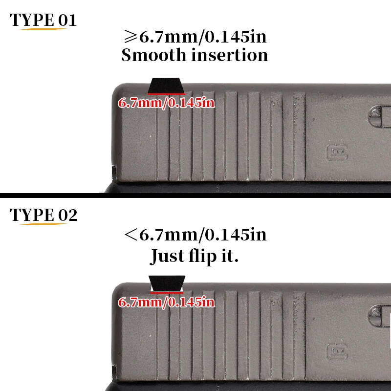Riel Picatinny táctico para mira punto rojo RMR y holográfica - imagen 5