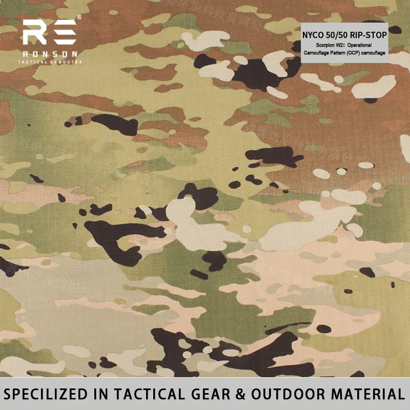 Tela camuflaje OCP NYCO ripstop nylon-algodón para uniformes - imagen 5