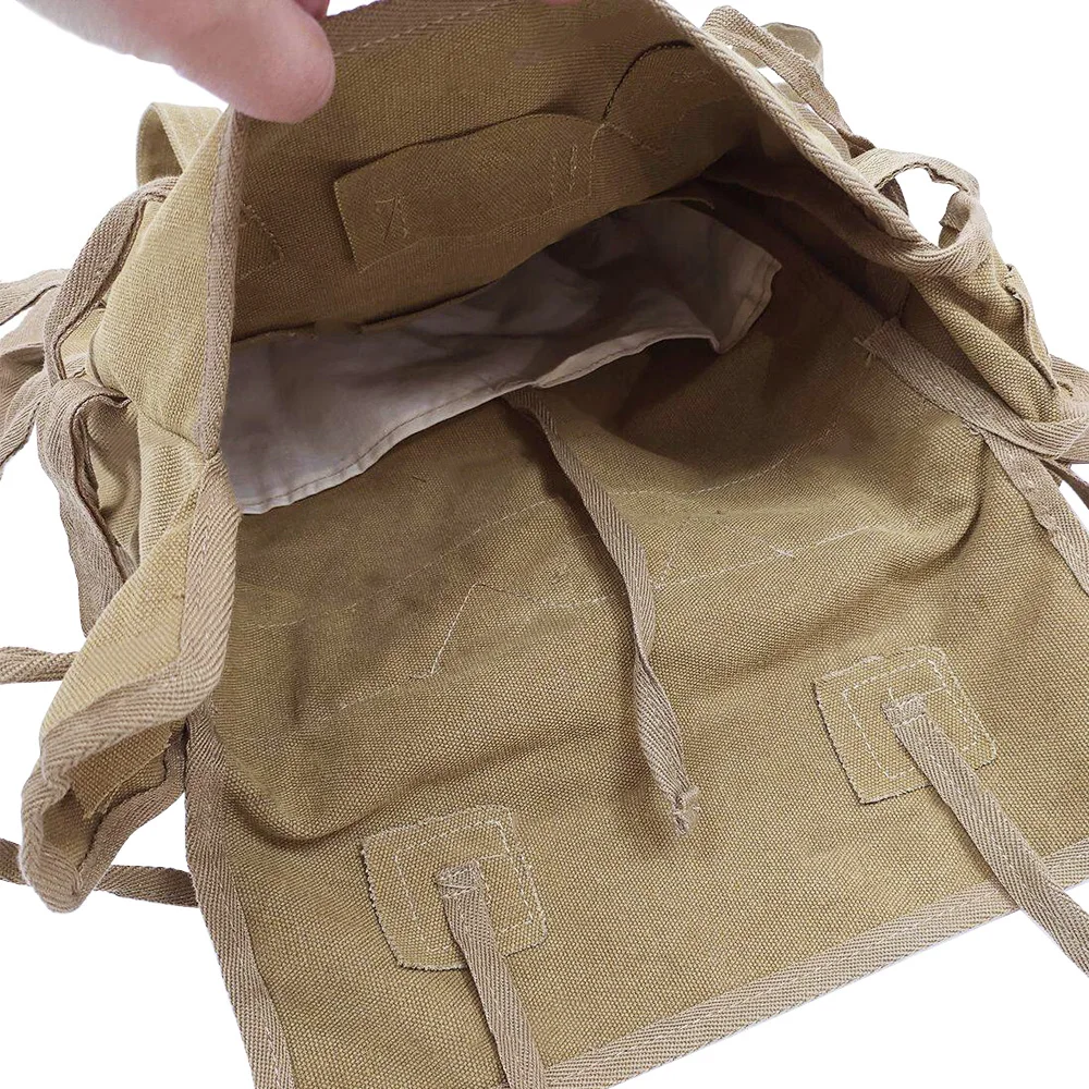 Mochila táctica estilo japonés vintage de lona para campamento - imagen 5