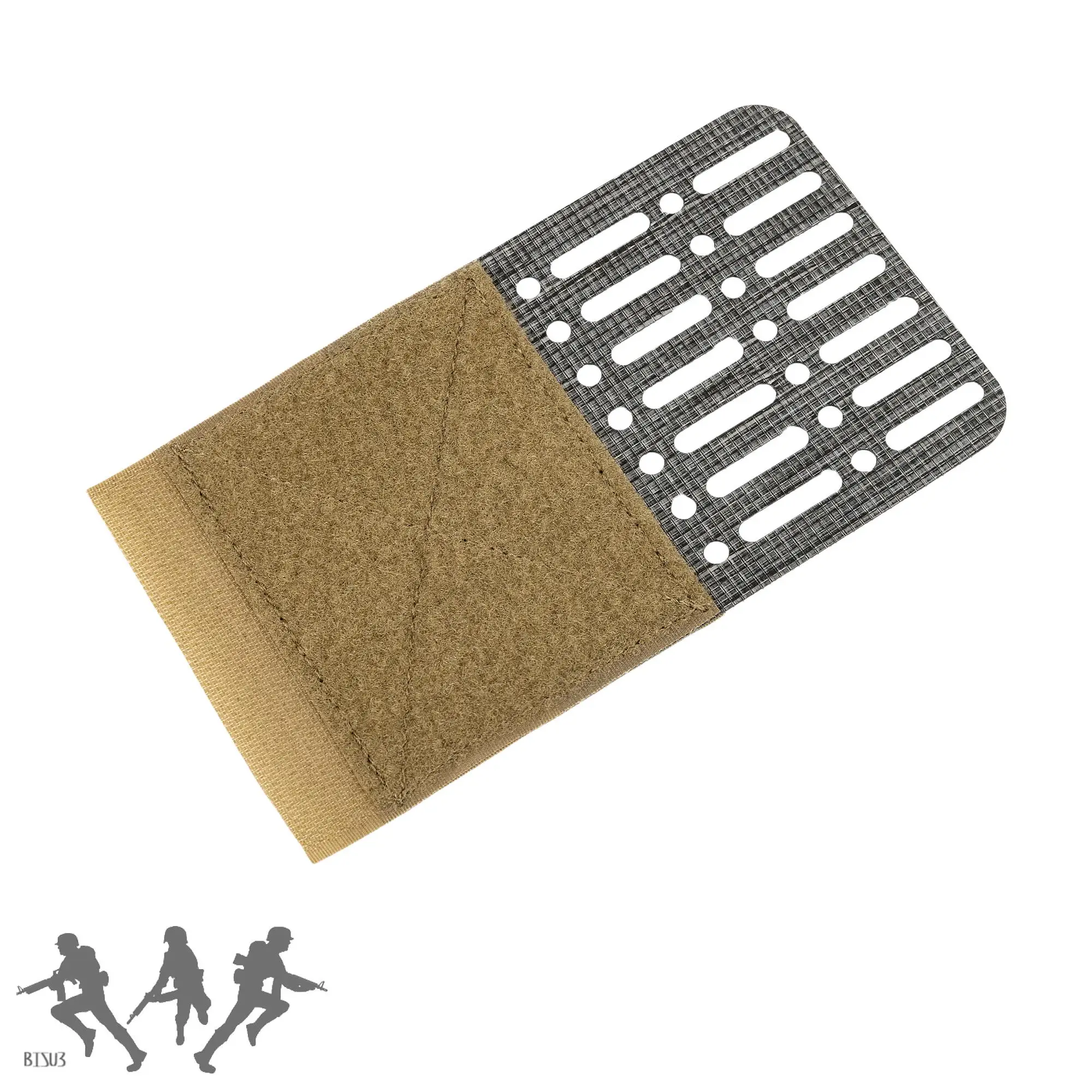 Soporte de placa MOLLE lateral extendido Tegris/CURV para chaleco - imagen 3