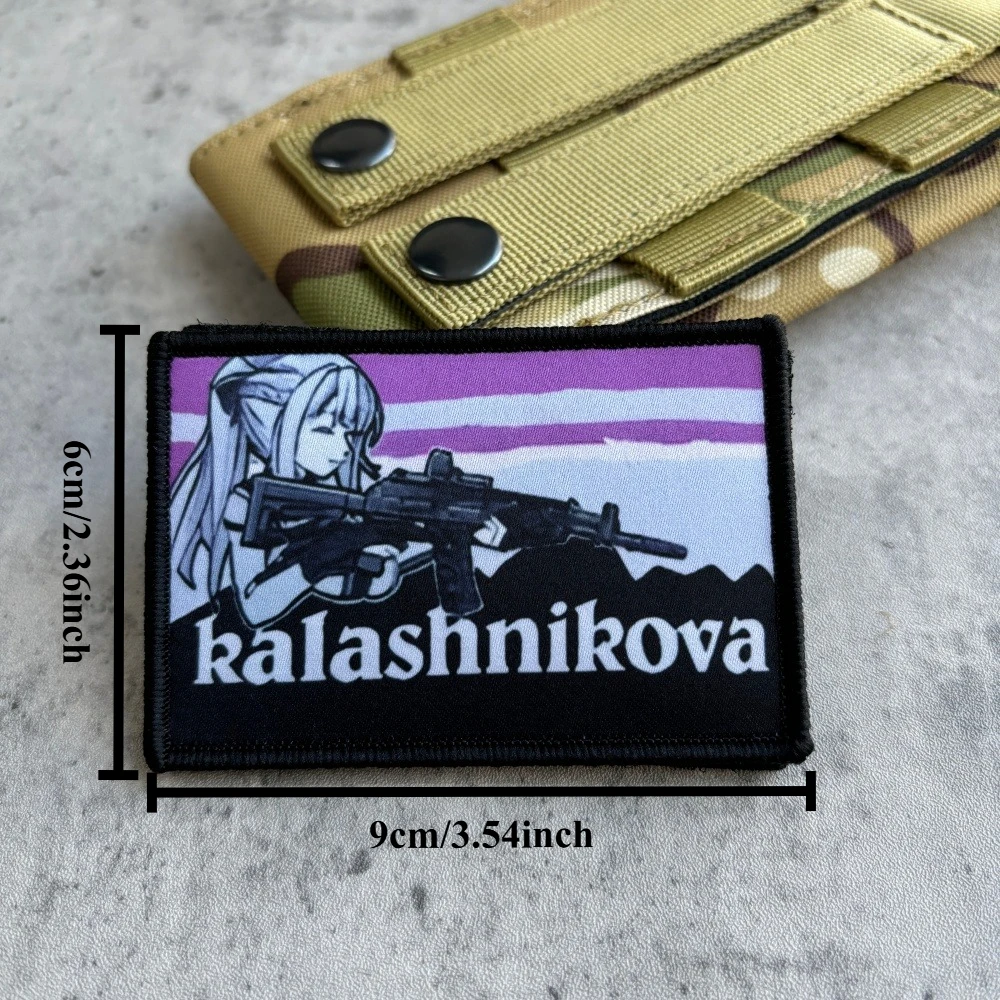 Parche táctico Velcro Kalashnikov anime – Complemento militar - imagen 3