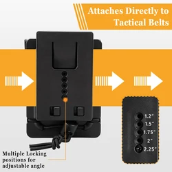 Funda porta cargador táctico MOLLE ripstop con clip giratorio
